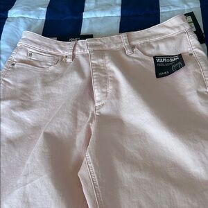 Jones New York Light Pink Denim Pants